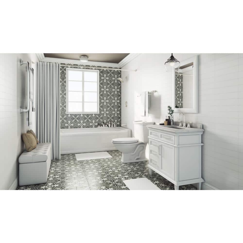 Brushed Nickel 24" Double Wall Mounted Towel Bar