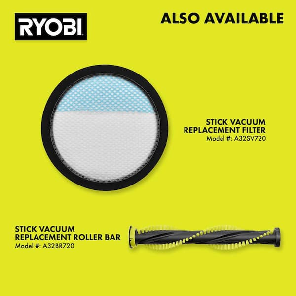 RYOBI - ONE+ 18V Bagless Cordless Mesh Filter Stick Vacuum Cleaner (Tool Only)