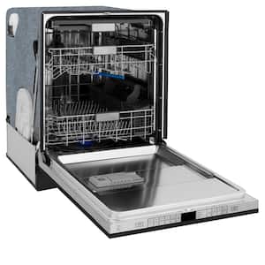 Autograph Edition 24 in. 3rd Rack Top Touch Control Tall Tub Dishwasher in Black Stainless Steel