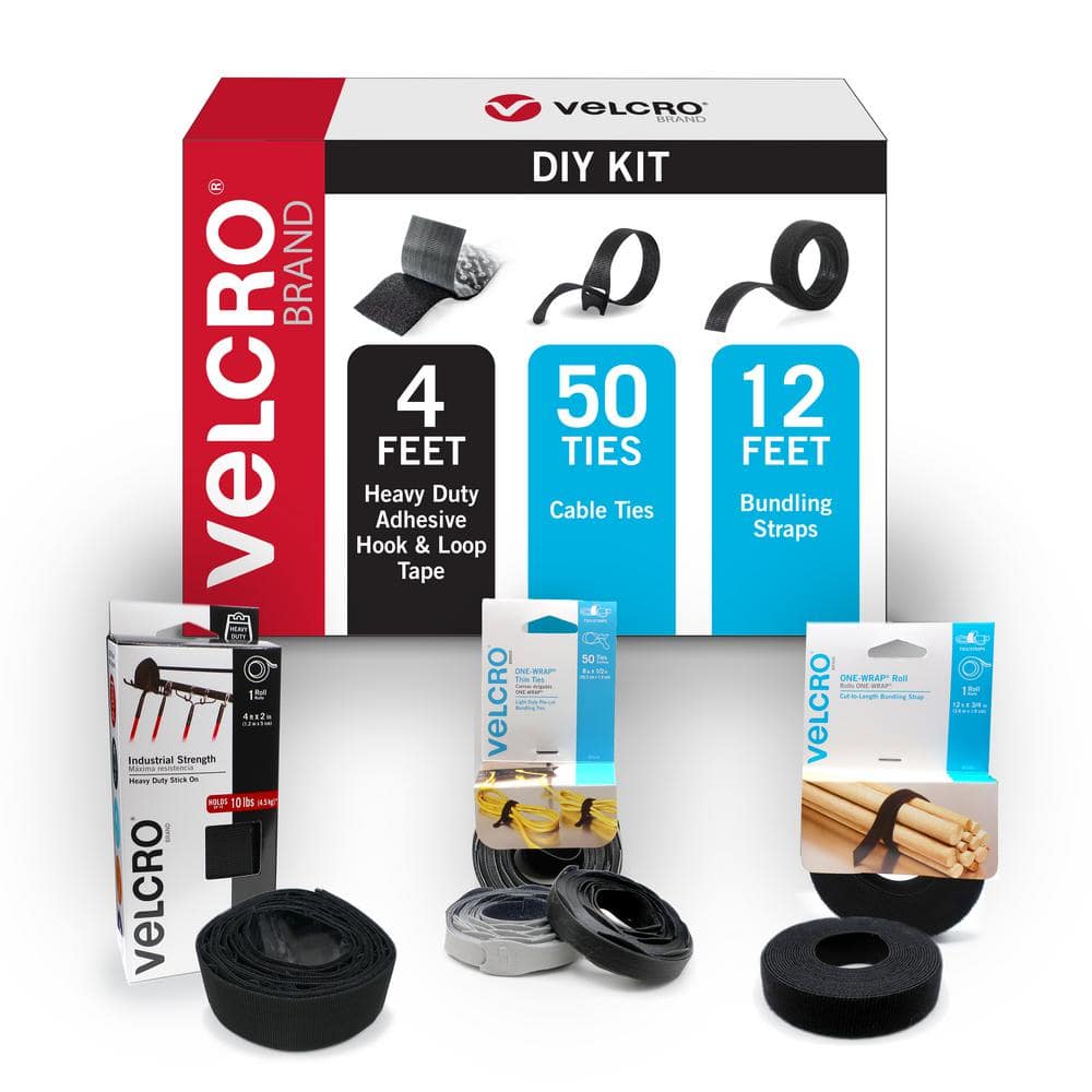 Velcro 3-Piece Home and Storage DIY Kit
