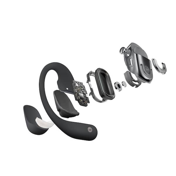 SHOKZ Open Fit 2+True Wireless Bluetooth Earbuds Black T921-ST-BK