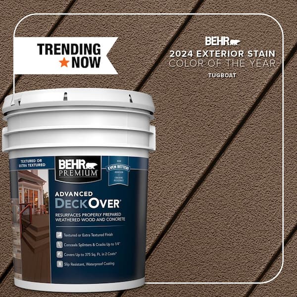 BEHR Premium Advanced DeckOver 5 gal. #SC-141 Tugboat Textured Solid Color Exterior Wood and Concrete Coating