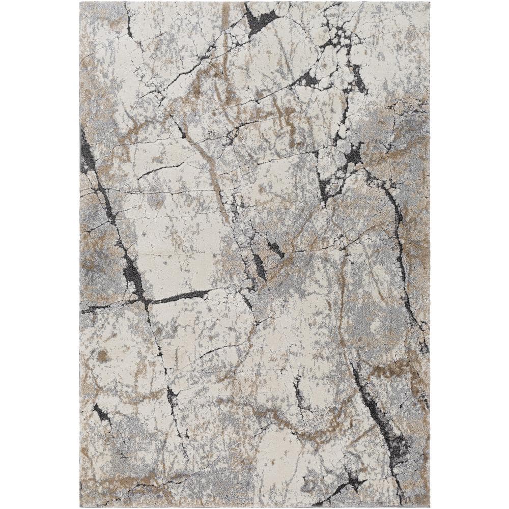 Keelie Gray Marbled 4 ft. x 6 ft. Indoor Area Rug price history on PriceWatchPro