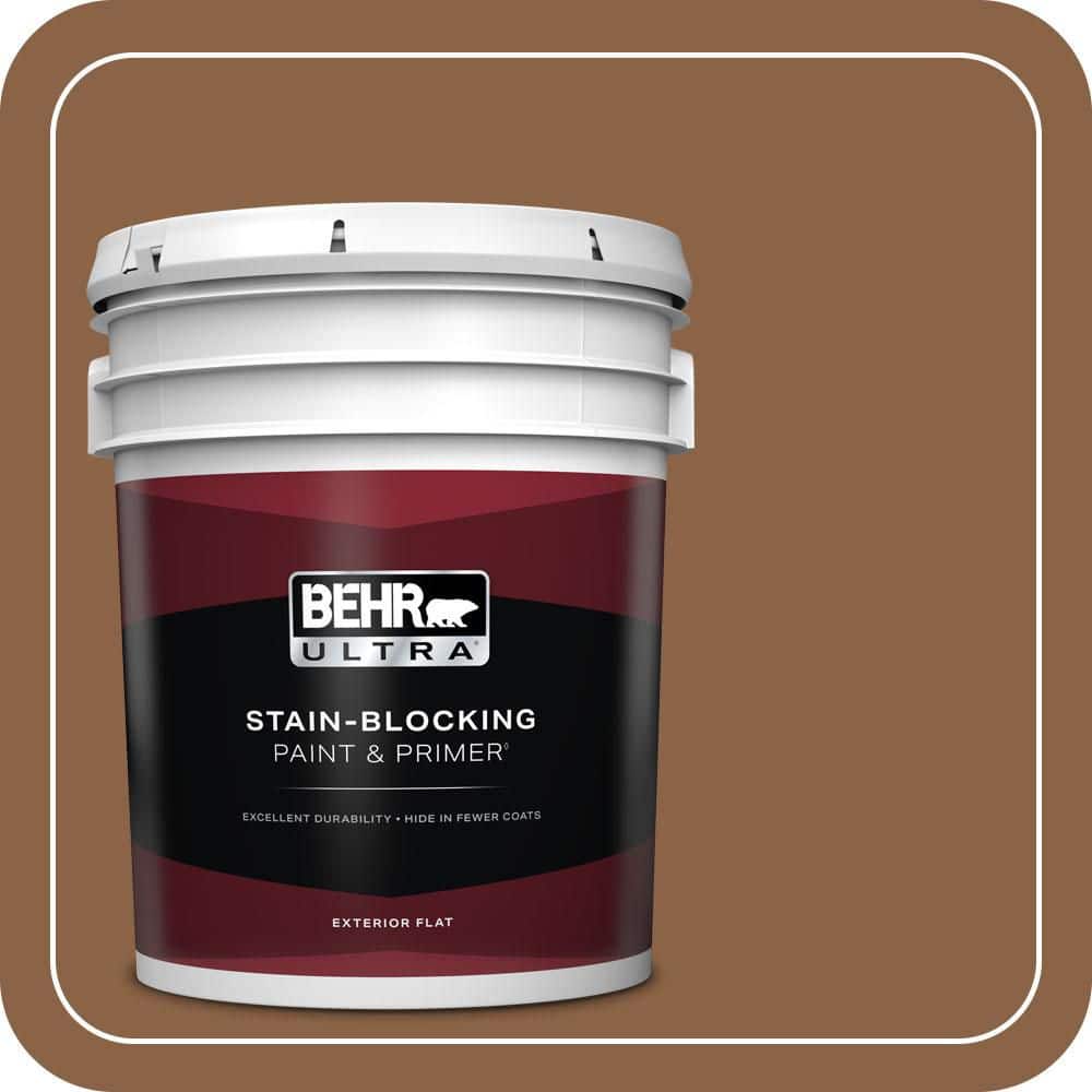 5 gal. #S240-7 Leather Work Flat Exterior Paint & Primer price history on PriceWatchPro