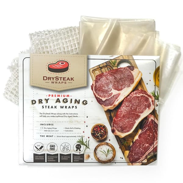 The Sausage Maker DrySteak Wraps for Dry Aging Meat at Home