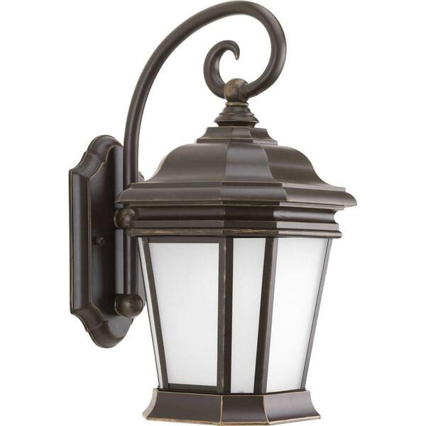 Progress Lighting Crawford Collection 1-Light Oil Rubbed Bronze Etched ...