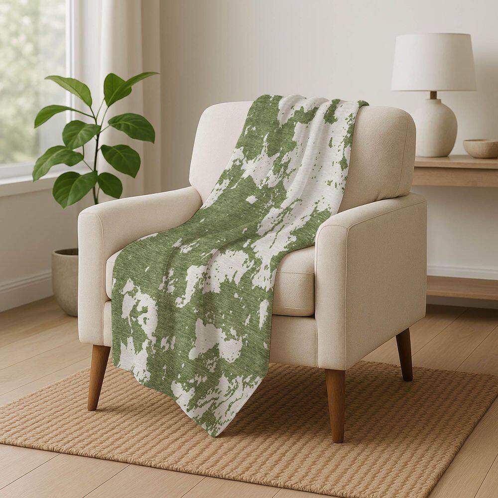 Premium Machine Washable ASB897 Green 50 in. x 70 in. Sherpa Throw Blanket price history on PriceWatchPro