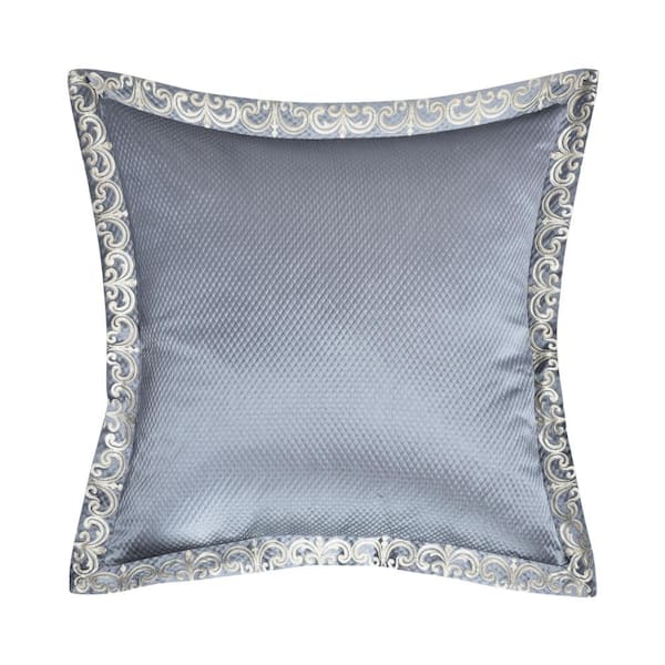 Del Toro Powder Blue Polyester Euro Sham 26 x 26 in.