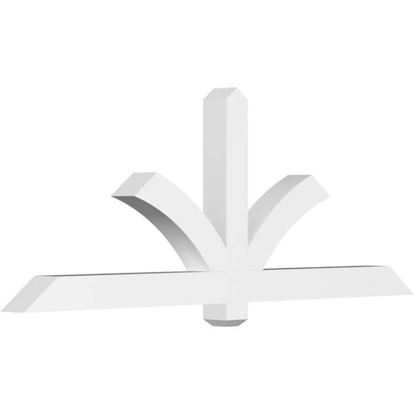 Ekena Millwork Redmond 72 in. W x 27 in. H x 4 in. D Signature Polyurethane Bracket