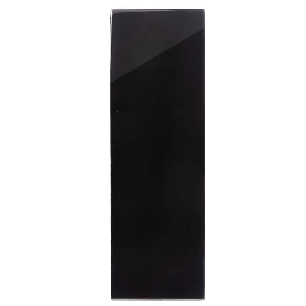 Grandis Black Polished Marble Subway Wall & Floor Tile