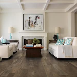 Morro Bay Acacia 3/8 in.T x 6 1/2 in.W x Tongue and Groove Wirebrushed Engineered Hardwood Flooring (25.57 sq. ft./case)