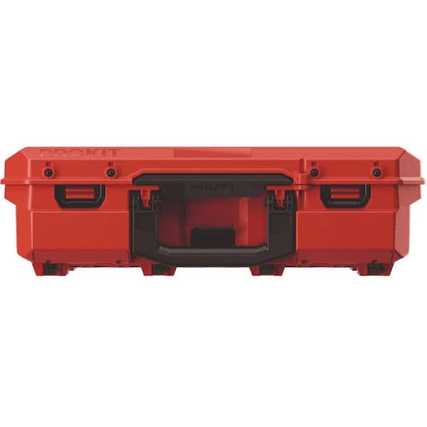 ProKit 5 gal Capacity Impact Resistant Red Interlocking Modular Tool Box with Dividers