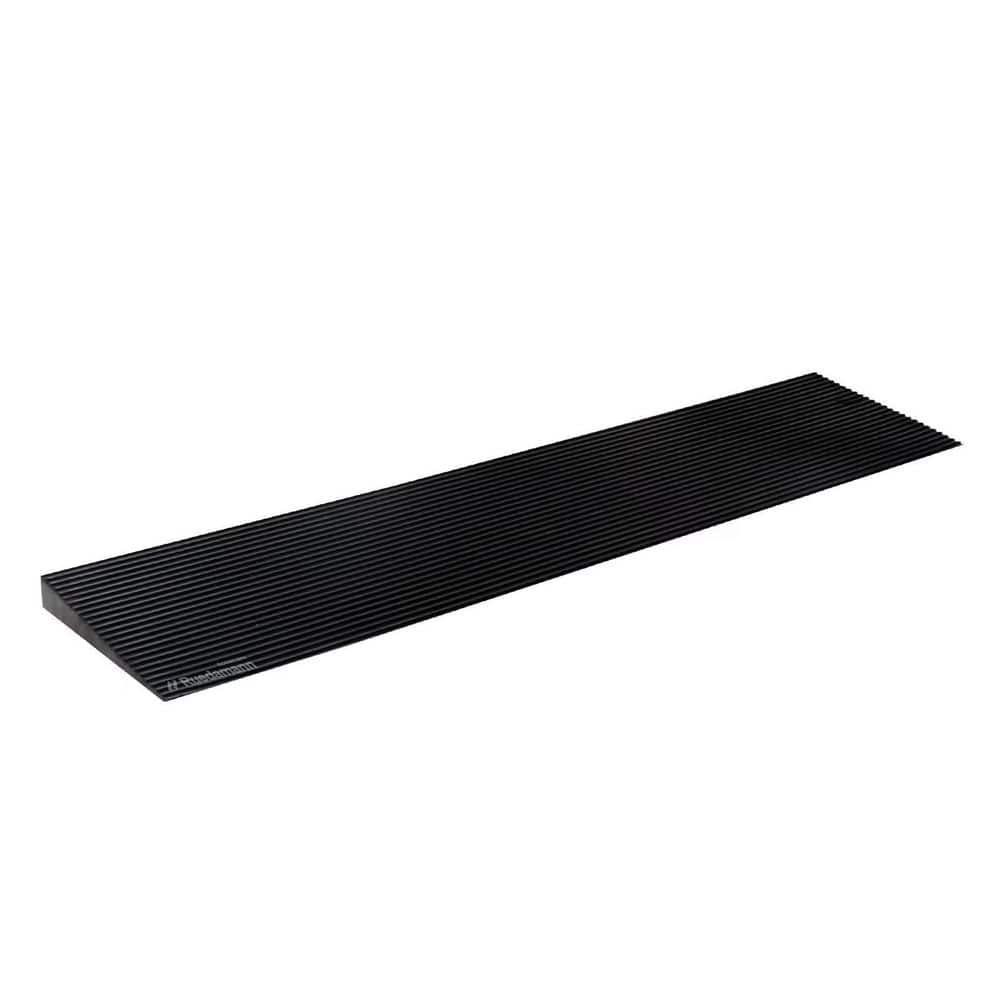 1 in. 1500 lbs. Capacity Rise Threshold Ramp, 35.4 in. Wide Natural Rubber 