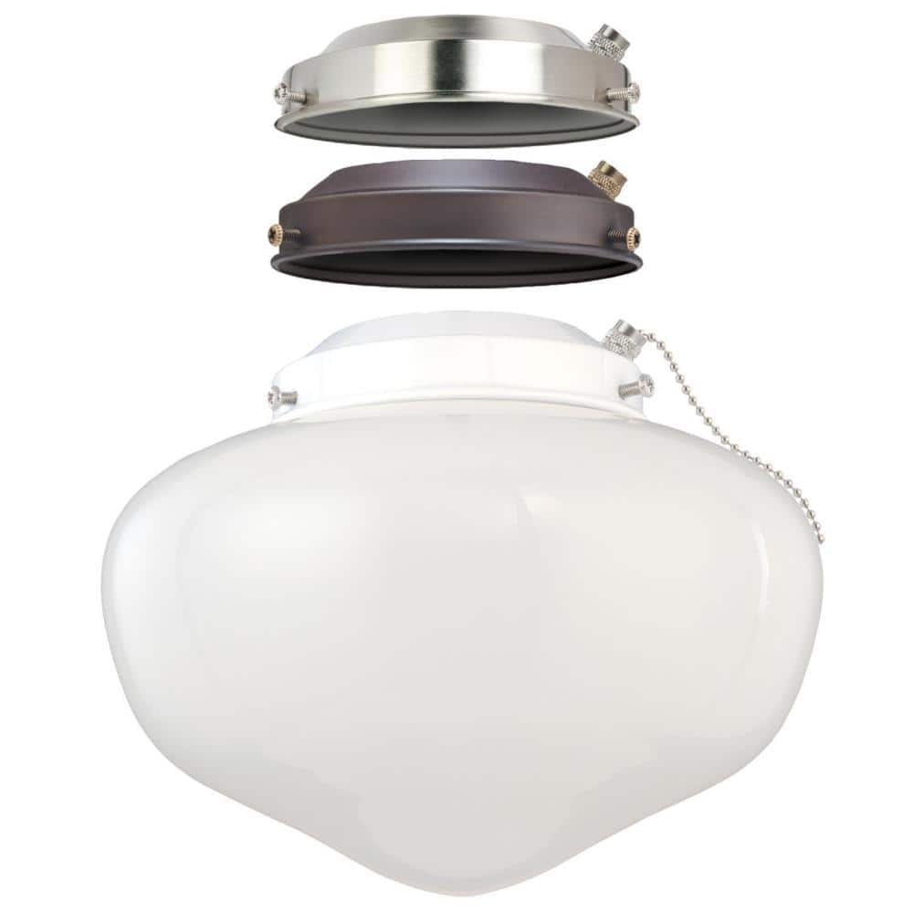 1-Light LED Schoolhouse Ceiling Fan Light Kit price history on PriceWatchPro
