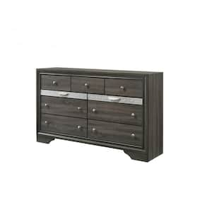 Amelia Gray 9 Drawers 63 in. Dresser