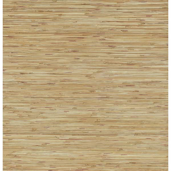 A-Street Prints Shuang Light Brown Handmade Grasscloth Wallpaper Sample  2972-86107SAM - The Home Depot