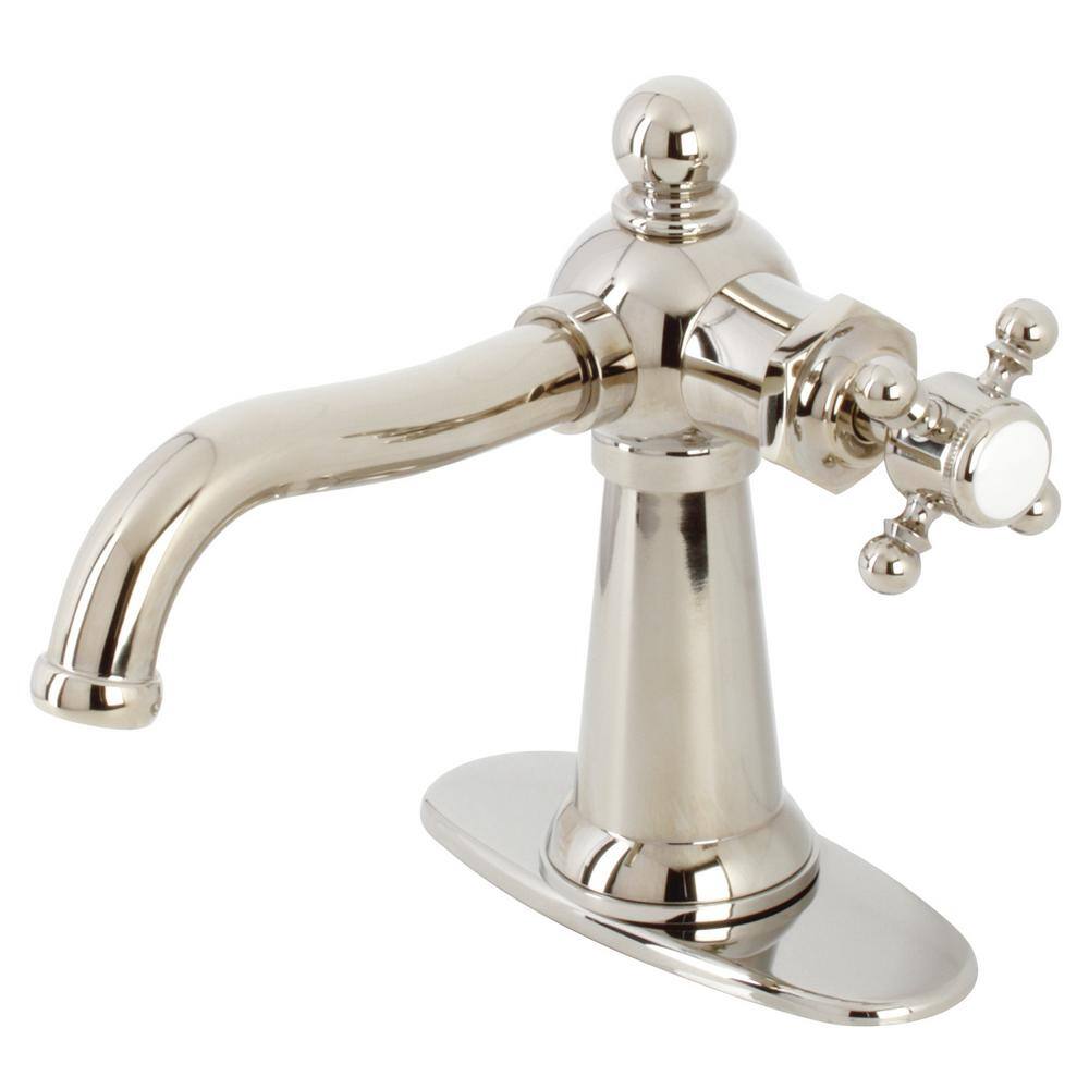 Kingston Brass Nautical Single Handle Single Hole Bathroom Faucet in