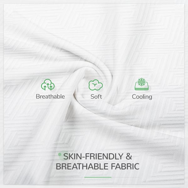 Twin Medium Gel Memory Foam 12 in. Mattress Bed-in-a-Box Mattresses, Cooling and Skin-friendly