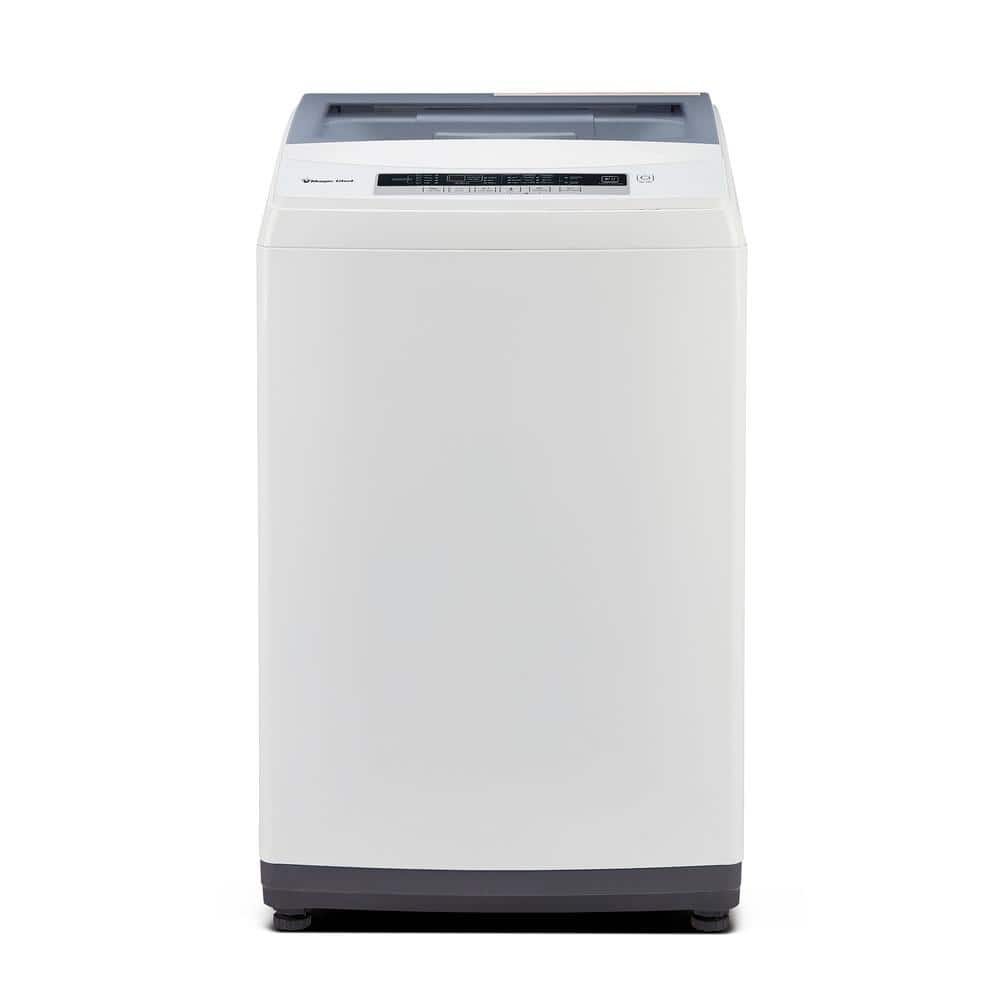 Comfee Portable Washing Machine, 0.9 cu.ft Compact Washer With LED Display,  5 Wash Cycles, 2 Built-in Rollers, Space Saving Full-Automatic Washer