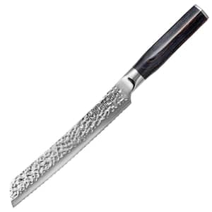 DAMASHIRO EMPEROR 8 in. Stainless Steel Full Tang Bread Knife