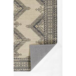 Anatolia Charcoal 6 ft. x 9 ft. Machine Made Medallion Blended Yarn Rectangle Area Rug