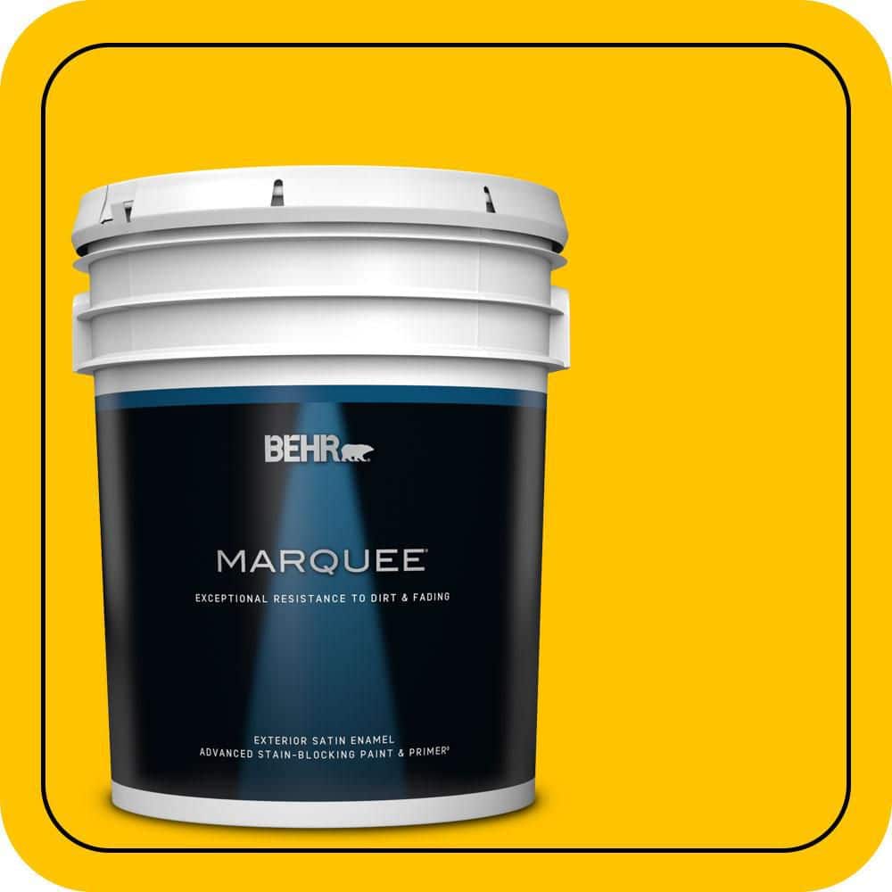 5 gal. #S-G-370 Citrus Splash Satin Enamel Exterior Paint & Primer price history on PriceWatchPro