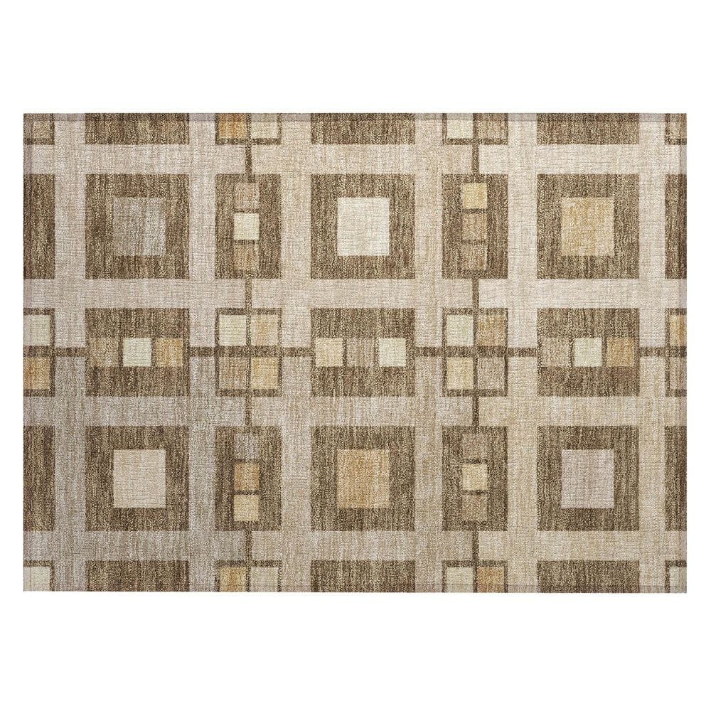 Chantille Machine Washable Indoor/Outdoor Abstract ACN2889 Brown 2 ft. x 3 ft. Accent Rug price history on PriceWatchPro