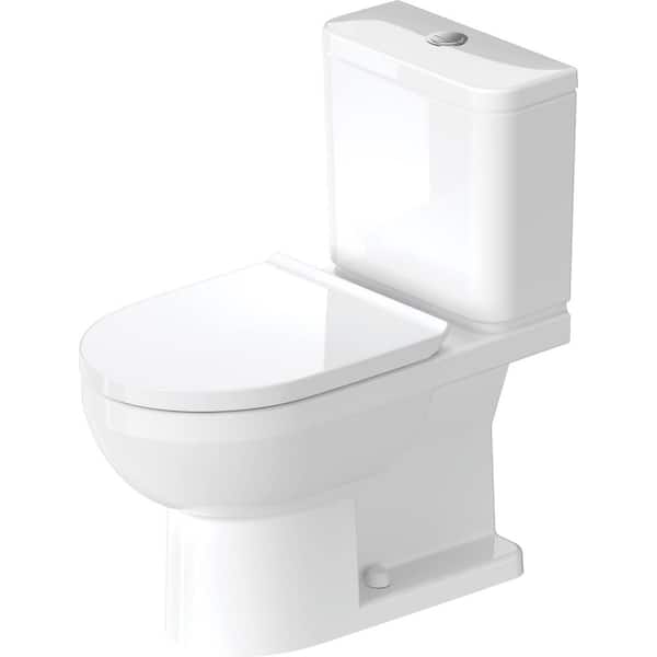 No.1 2-Piece 0.92 Dual Flush Elongated Toilet in White with Seat Included