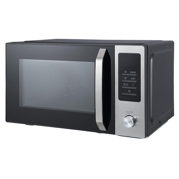 https://images.thdstatic.com/productImages/fd1789f5-b583-463f-a498-eec5a784c9f8/svn/black-with-stainless-door-magic-chef-countertop-microwaves-mc110amst-e1_600.jpg