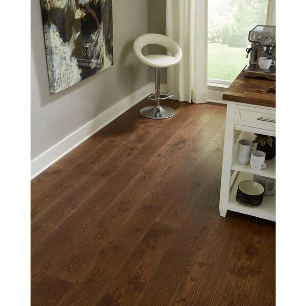 Luxury Vinyl Prime Waterproof Flooring Pearly White - Oak