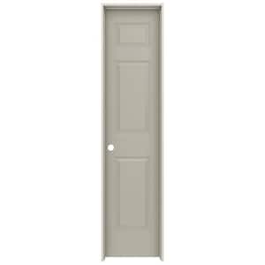 18 in. x 80 in. Colonist Desert Sand Right-Hand Smooth Solid Core Molded Composite MDF Single Prehung Interior Door