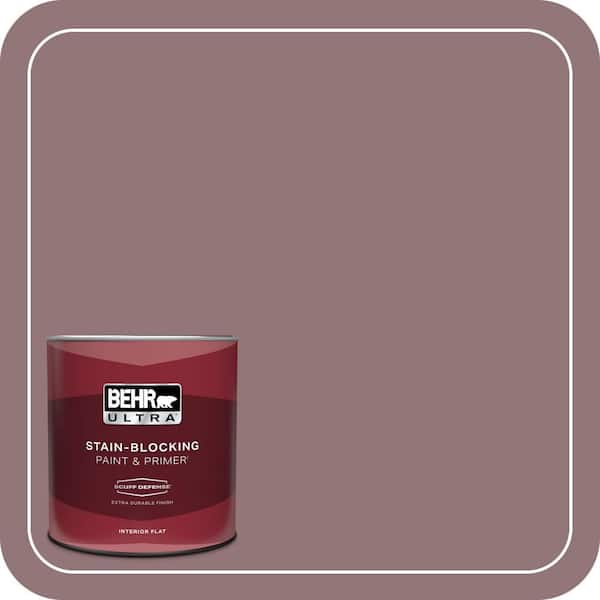 BEHR ULTRA 1 qt. #110F-5 Phantom Hue Extra Durable Flat Interior Paint & Primer