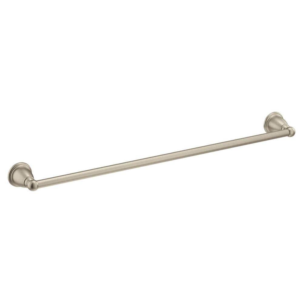 Brushed Nickel 18" Wall Mounted Single Towel Bar
