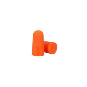 Orange Disposable Earplugs (8-Pairs/Pack)
