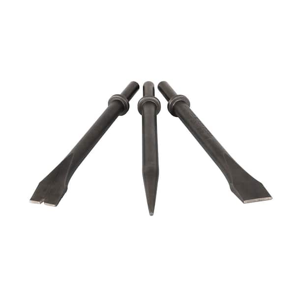 Husky Pro Chisel Set for Air Tools (3-Piece) HKATA081012 The Home Depot