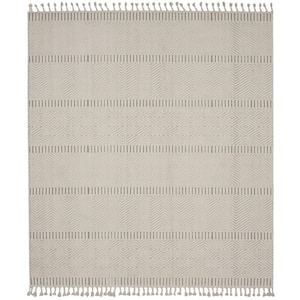 Paxton Taupe 8 ft. x 11 ft. Geometric Contemporary Area Rug