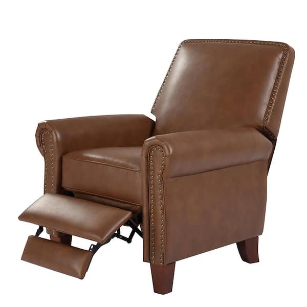 pier one leather recliner