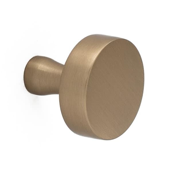The Perfect Knob 1-1/8 in. (29 mm) Classic Champagne Bronze Round Cabinet Knob