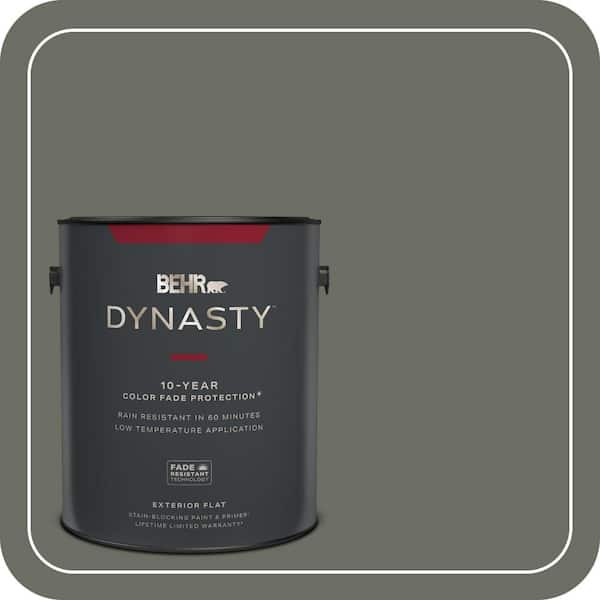 BEHR DYNASTY 1 gal. #N380-6 Bonsai Trunk Flat Exterior Stain-Blocking Paint & Primer
