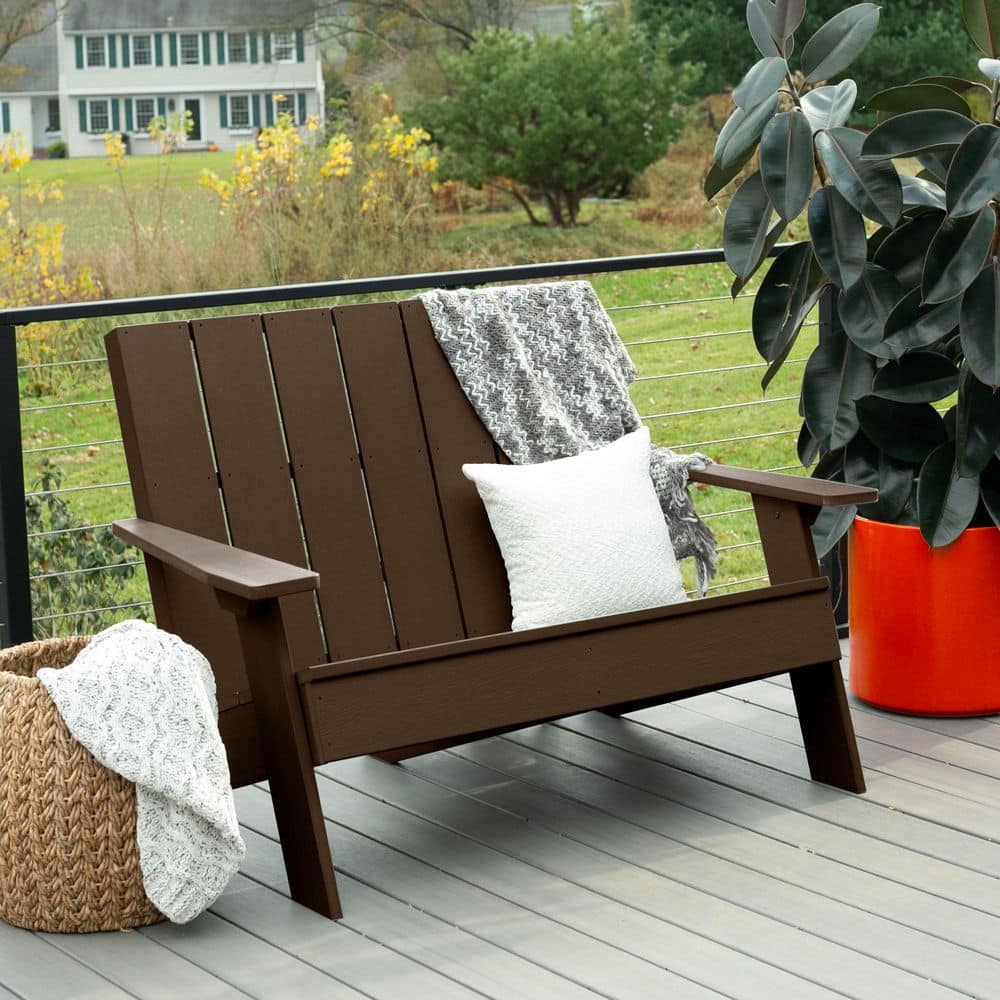 Highwood Italica Double Wide Modern Plastic Adirondack Chair