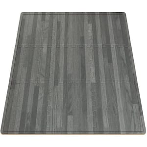 Gray Wood Grain Floor Mats Foam Interlocking Mats 12 in. x 12 in. (16 Tiles = 16 Sq ft.)