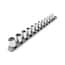 TEKTON 1/4 Zoll Antrieb Bits-Steckschlüssel Set, 8-teilig – Phillips & Schlitz (#0–#3, 1/8–5/16 Zoll)