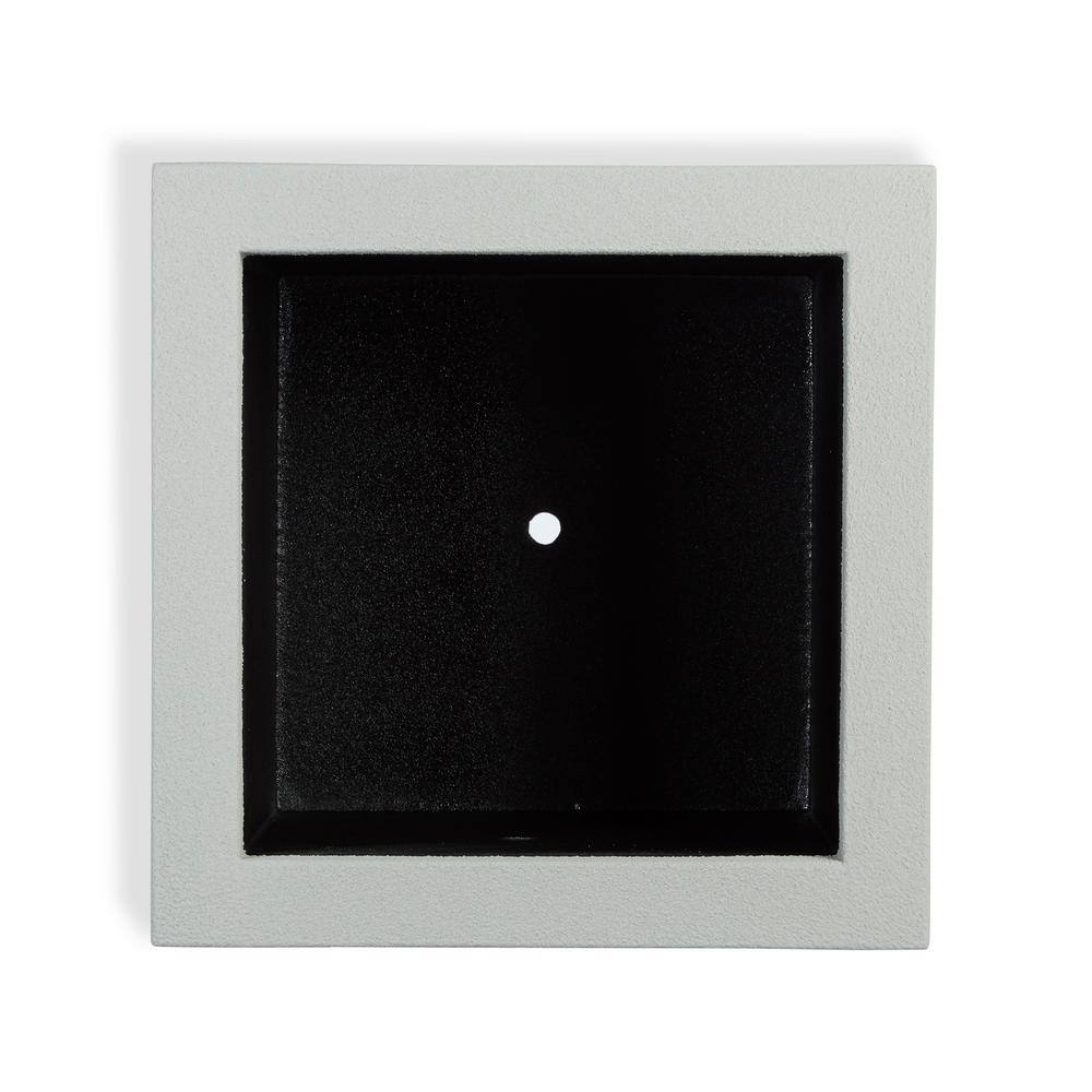 Gray Polystone Square 23" Indoor/Outdoor Planter