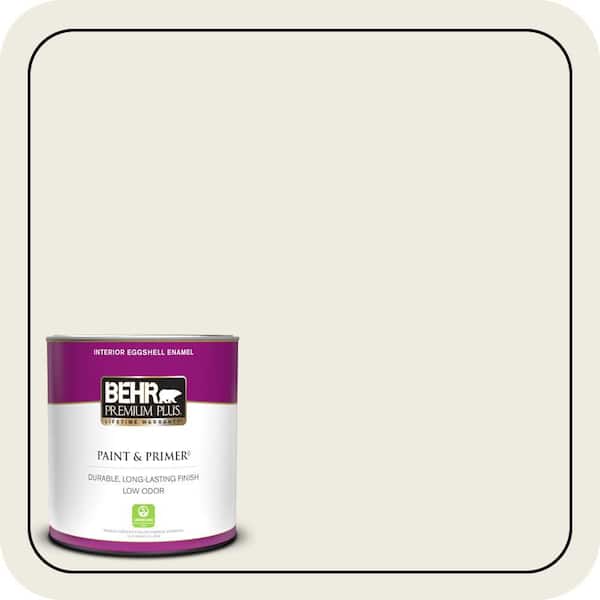 BEHR PREMIUM PLUS 1 qt. #W-F-720 Silver Leaf Eggshell Enamel Low Odor Interior Paint & Primer
