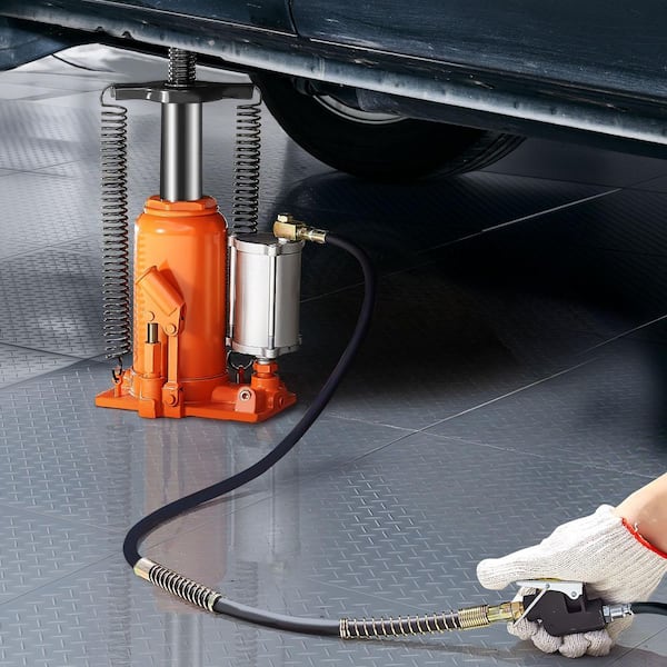SKYSHALO Air Hydraulic Bottle Jack, 20T Capacity, 10.2-19.5 in