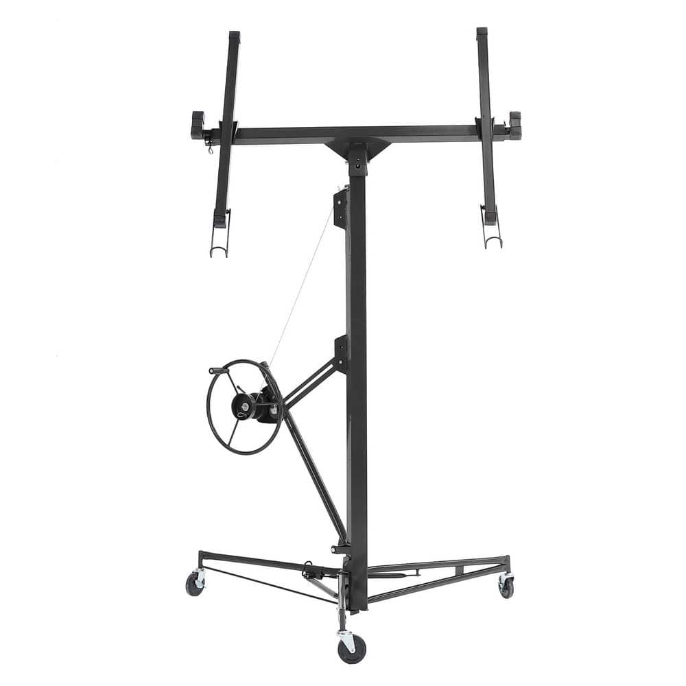 16 ft. Heavy-Duty Drywall Panel Hoist Jack Lifter Drywall Lifter Panel Jack Hoist Tools in Black price history on PriceWatchPro