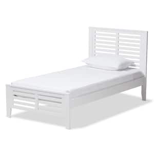 Sedona White Twin Platform Bed