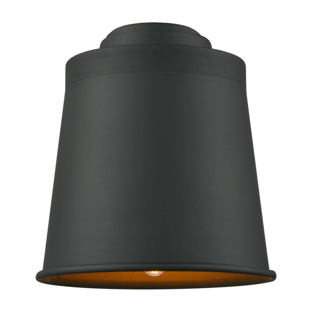 Matte Black Glass Mini Pendant Light for Indoor/Outdoor Use