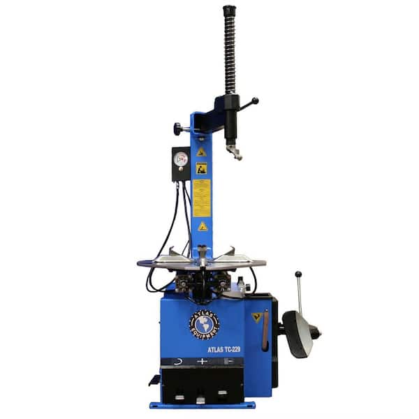 Atlas Electric Pneumatic Wheel Clamp Tire Changer with Bead