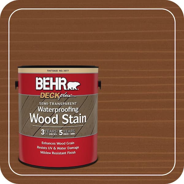 1 gal. #ST-135 Sable Semi-Transparent Waterproofing Exterior Wood Stain